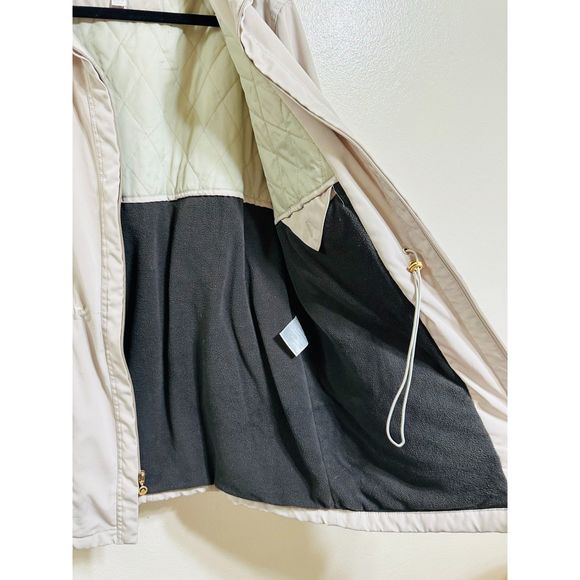 Liz Claiborne Women's Lined Full Zip Multi Pocket Drawstring Jacket No Hood SZ L - Picture 4 of 5